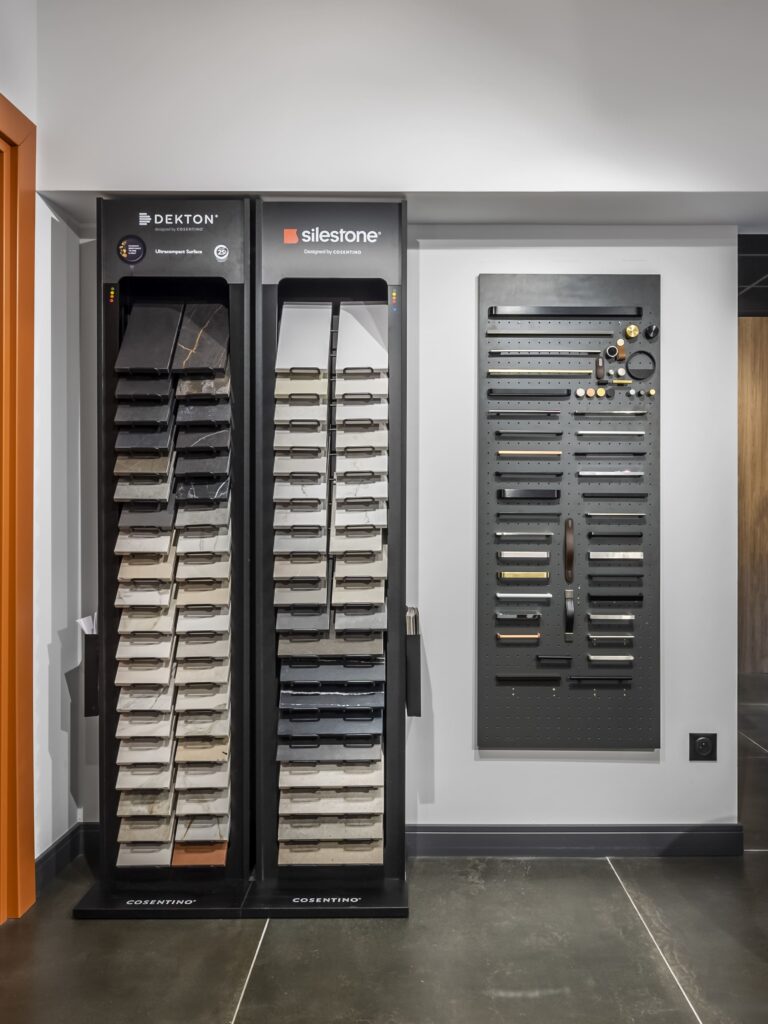 Choix de plan de travail et de poignées pour votre cuisine